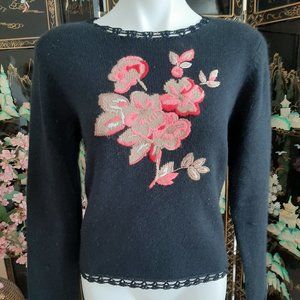 Hand Embroidered Christopher Banks Sweater